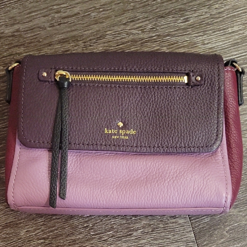 Kate Spade Purple Colorblock Limited Edition Crossbody Bag